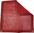 12 Ft. x 50 Ft. Red 10 Oz. Vinyl Coated Mesh Tarp