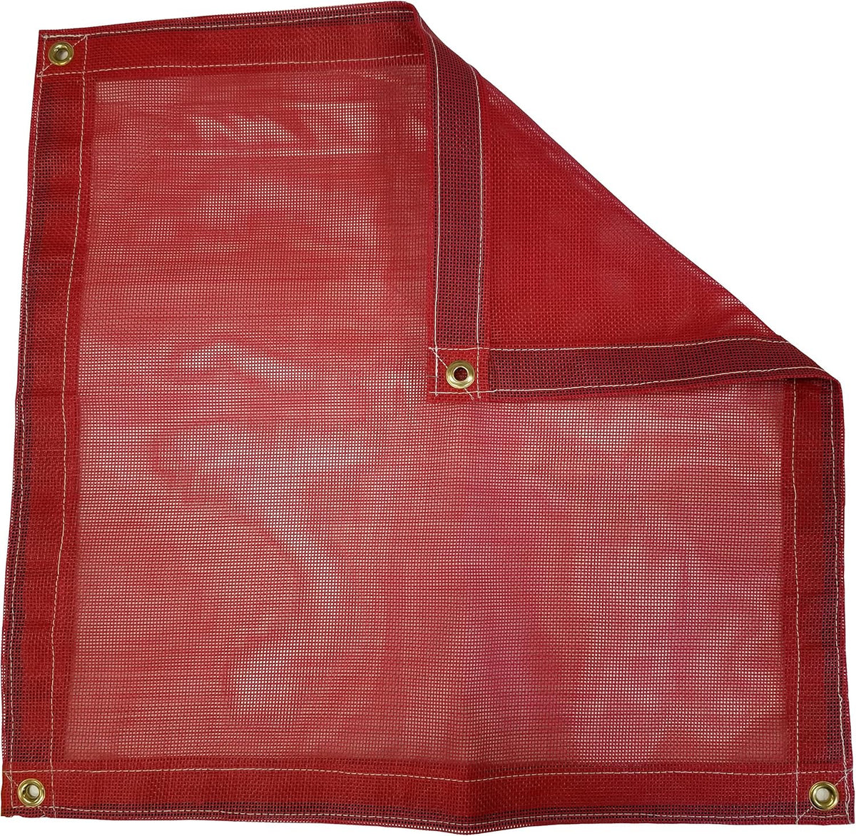12 Ft. x 36 Ft. Red 10 Oz. Vinyl Coated Mesh Tarp