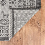 Keen Home Design Terrace Outdoor Runner Rug - 2x12 Washable Indoor/Outdoor Rug for Patio, Kitchen, Balcony, Beach, Garden, Deck and Porch, Size: 2'2"x11'10"
