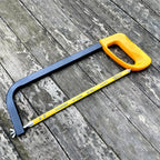 12in. High-Tension Hacksaw Frame with 24 TPI Bi-metal Blade, Hand Saw Suitable for Metal, wood, PVC, Carpentry