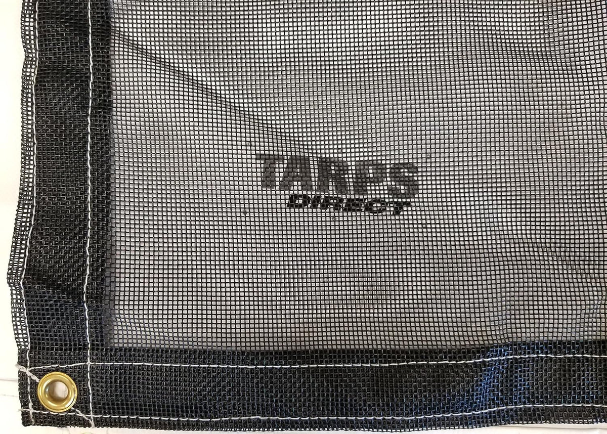 12 Ft. x 36 Ft. Black 10 Oz. Vinyl Coated Mesh Tarp
