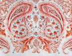 Maison d' Hermine Table Runner 100% Cotton Single Layer Table Runners 36 inches Long for Thanksgiving Christmas Decorations Home Kitchen Dining Party Wedding (Orient, 14.5" x 36")