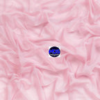 MDS Halloween Chiffon Draping Fabric - 2 Panel, 30" Wide x 20ft Long - Sheer Spooky Arbor & Canopy Drapery for Haunted House Backdrops, Party Ceilings, DIY Costumes & Themed Events - Blush Pink