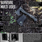 Camping Axe - Camping Hatchet with Sheath -Survival Throwing Axe - Survival Hatchets for Camping and Chopping Wood - Tactical and Survival Hatchet - Bushcraft Axe for Camping