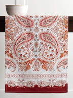 Maison d' Hermine Table Runner 100% Cotton Double Layer Table Runners 72 inches Long for Thanksgiving Christmas Decorations Home Kitchen Dining Party Wedding (Orient, 14.5" x 72")