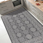 Keen Home Design Terrace Outdoor Area Rug - 4x6 Washable Indoor/Outdoor Rug for Patio, Kitchen, Balcony, Beach, Garden, Deck and Porch, Size: 3'10"x5'7"