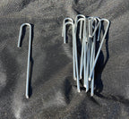Sandbaggy 1500-Pack DRIP TUBING Stakes Landscape Staples | 5 inch Length - 11 Gauge Heavy Duty | Drip Anchors | Landscape Pins | Garden Lawn Nails | Designed to Hold Drip Tubing Up to 1/2" Diameter