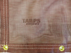 12 Ft. x 50 Ft. Burgundy 10 Oz. Vinyl Coated Mesh Tarp