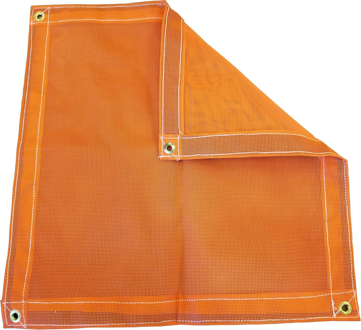 12 Ft. x 26 Ft. Orange 10 Oz. Vinyl Coated Mesh Tarp