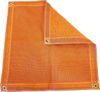20 Ft. x 20 Ft. Orange 10 Oz. Vinyl Coated Mesh Tarp