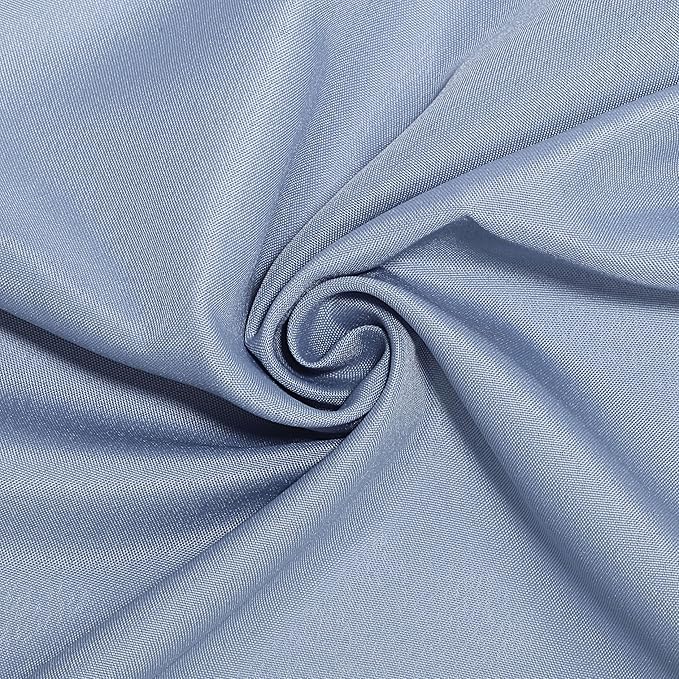 Efavormart 54x54 Dusty Blue Wholesale Linens Seamless Polyester Square Linen Tablecloth for Wedding Banquet Party Restaurant