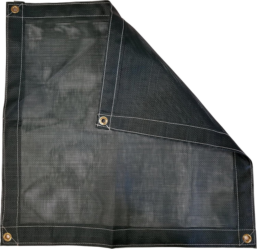 8 Ft. x 12 Ft. Green 10 Oz. Vinyl Coated Mesh Tarp