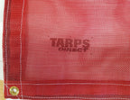 10 Ft. x 46 Ft. Red 10 Oz. Vinyl Coated Mesh Tarp