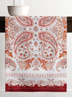 Maison d' Hermine Table Runner 100% Cotton Single Layer Table Runners 108 inches Long for Thanksgiving Christmas Decorations Home Kitchen Dining Party Wedding (Orient, 14.5" x 108")