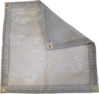 10 Ft. x 12 Ft. Gray 10 Oz. Vinyl Coated Mesh Tarp