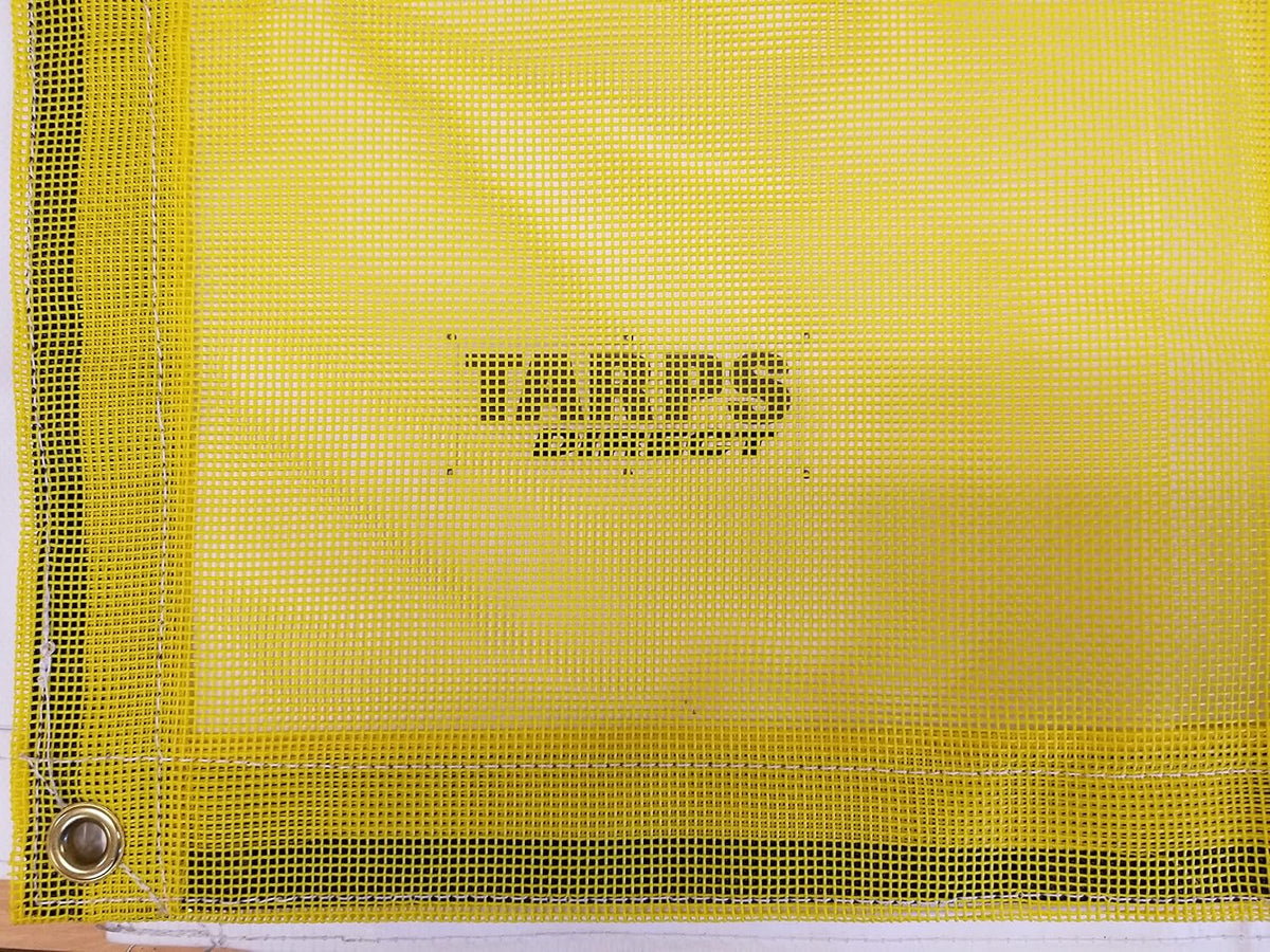 10 Ft. x 38 Ft. Yellow 10 Oz. Vinyl Coated Mesh Tarp