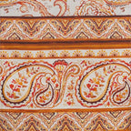 Maison d' Hermine Table Runner 100% Cotton Single Layer Table Runners 36 inches Long for Thanksgiving Christmas Decorations Home Kitchen Dining Party Wedding (Palatial Paisley, 14.5" x 36")