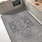 Keen Home Design Terrace Outdoor Area Rug - 8x10 Washable Indoor/Outdoor Rug for Patio, Kitchen, Balcony, Beach, Garden, Deck and Porch, Size: 7'7"x10'