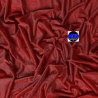 MDS Halloween Chiffon Draping Fabric - 1 Panel, 30" Wide x 20ft Long - Sheer Spooky Arbor & Canopy Drapery for Haunted House Backdrops, Party Ceilings, DIY Costumes & Themed Events - Apple Red