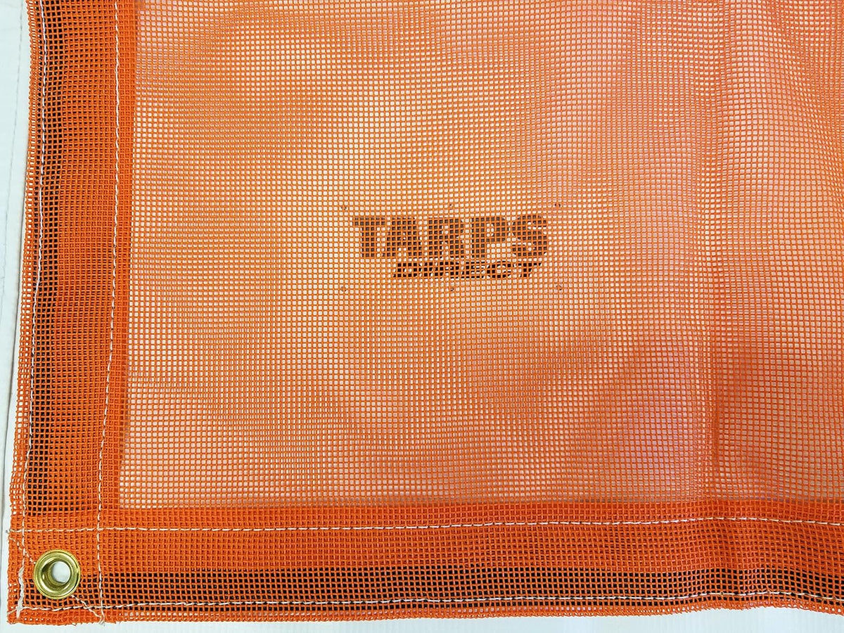 20 Ft. x 26 Ft. Orange 10 Oz. Vinyl Coated Mesh Tarp