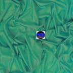MDS Halloween Chiffon Draping Fabric - 1 Panel, 30" Wide x 100ft Long - Sheer Spooky Arbor & Canopy Drapery for Haunted House Backdrops, Party Ceilings, DIY Costumes & Themed Events - Emerald Green