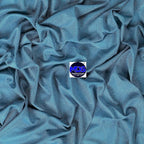 MDS Halloween Chiffon Draping Fabric - 2 Panel, 30" Wide x 100ft Long - Sheer Spooky Arbor & Canopy Drapery for Haunted House Backdrops, Party Ceilings, DIY Costumes & Themed Events - Dark Teal