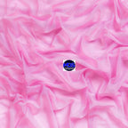 MDS Halloween Chiffon Draping Fabric - 2 Panel, 30" Wide x 30ft Long - Sheer Spooky Arbor & Canopy Drapery for Haunted House Backdrops, Party Ceilings, DIY Costumes & Themed Events - Bubblegum Pink