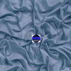 MDS Halloween Chiffon Draping Fabric - 1 Panel, 30" Wide x 100ft Long - Sheer Spooky Arbor & Canopy Drapery for Haunted House Backdrops, Party Ceilings, DIY Costumes & Themed Events - Dusty Blue